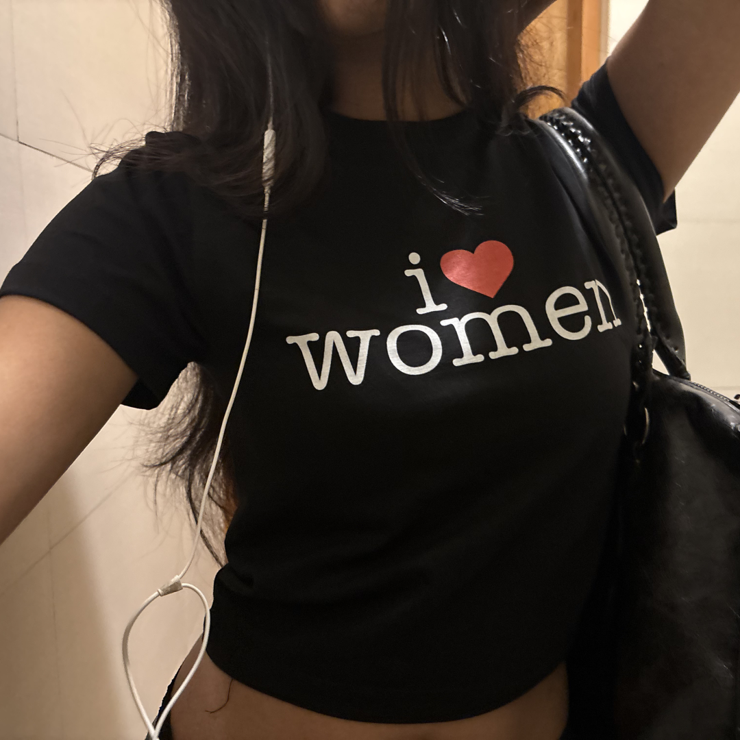 I Love Women Baby Tee