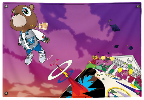 Graduation - Kanye West Flag - Pink Matter