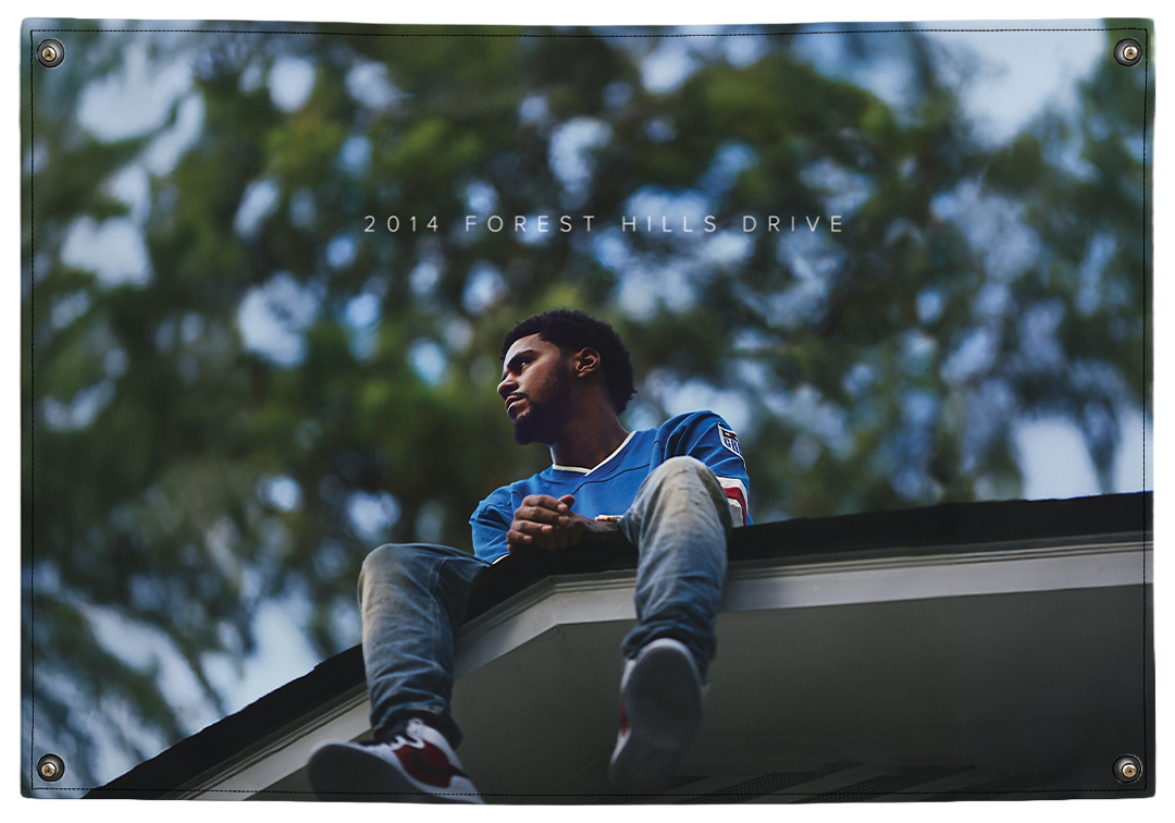 J Cole Flag - Pink Matter