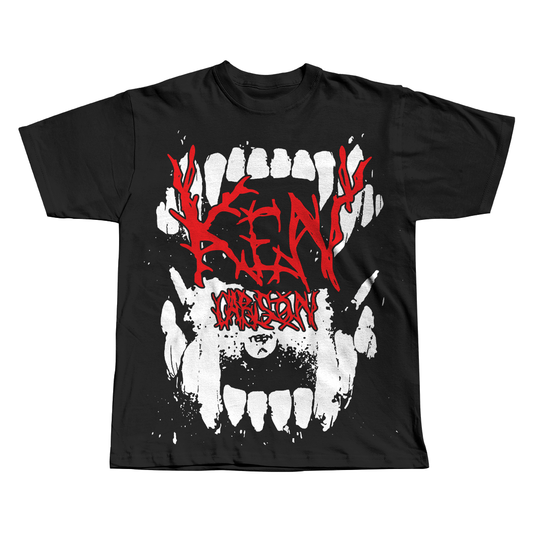 Ken Carson black oversized streetwear tee by Pink Matter