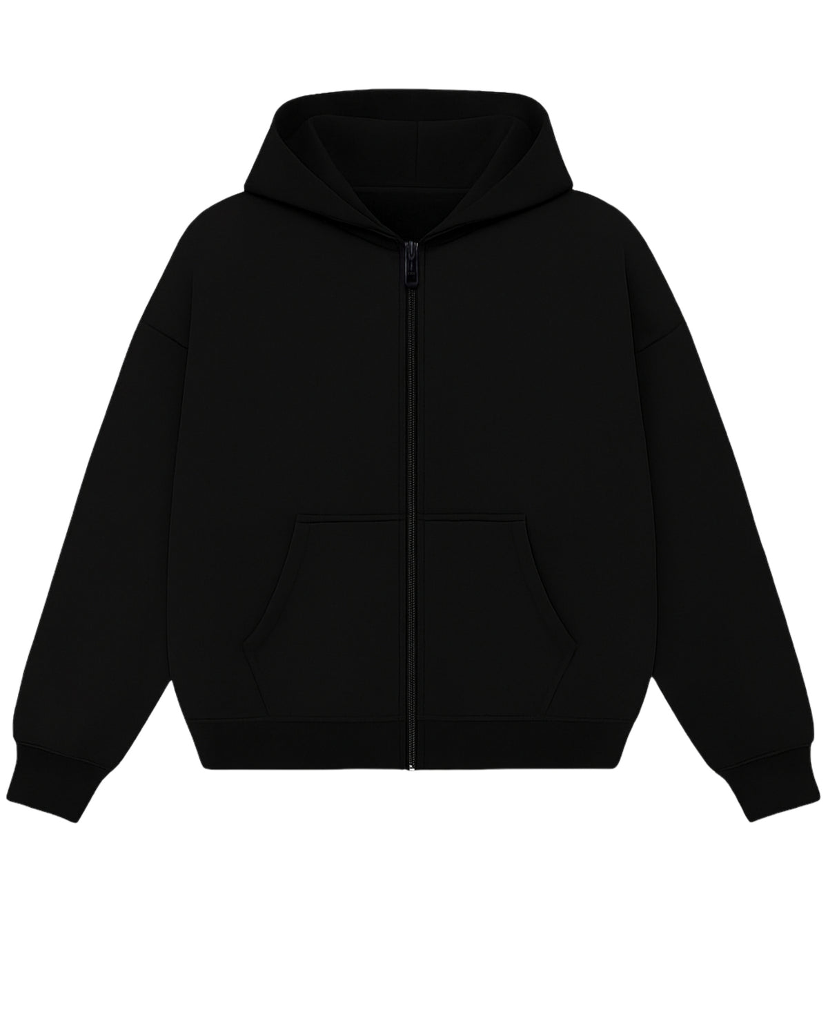 Zipper Hoodie Front Design