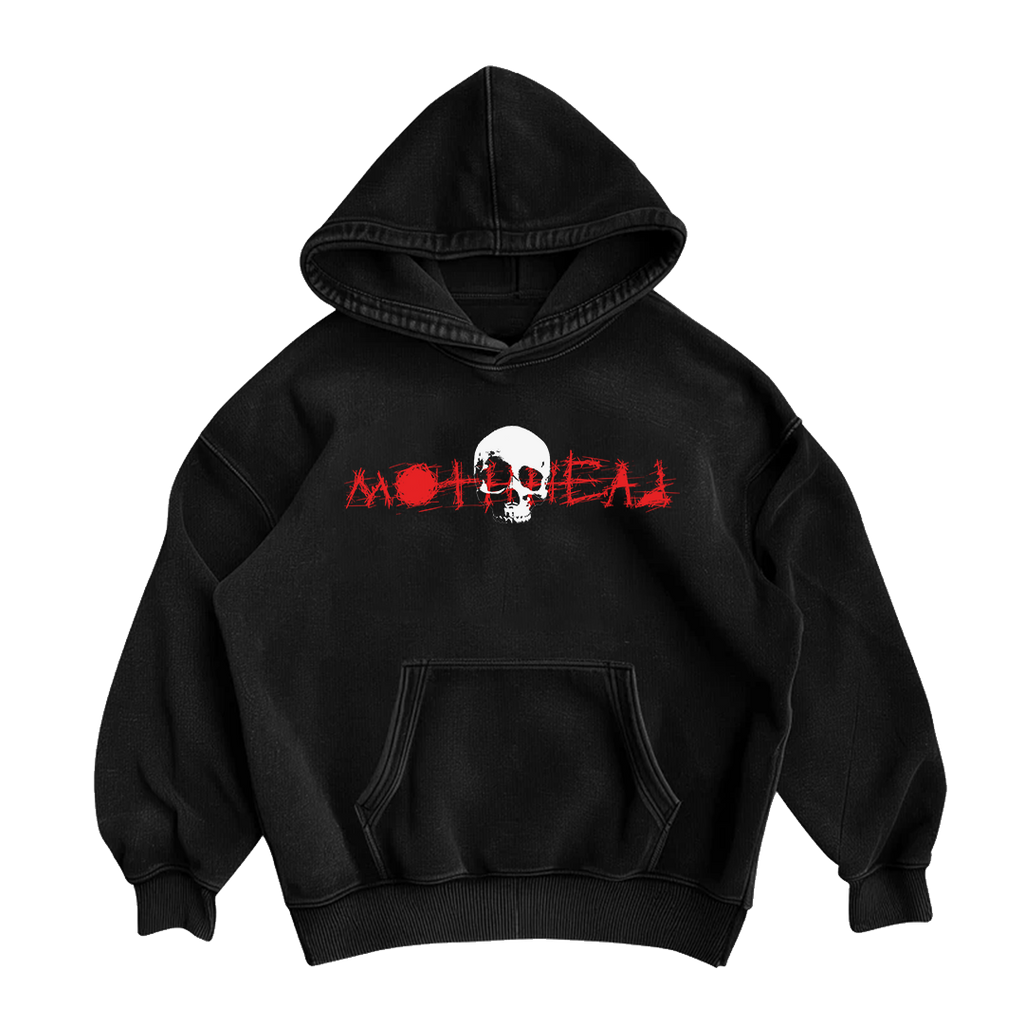 MOTHHEAD HOODIE - Pink Matter