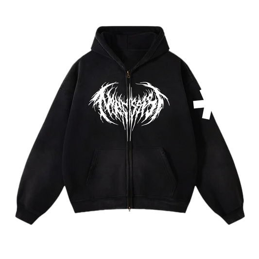 NARCISSIST ZIP-UP HOODIE