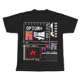 Opium oversized streetwear tee back view by Pink Matter