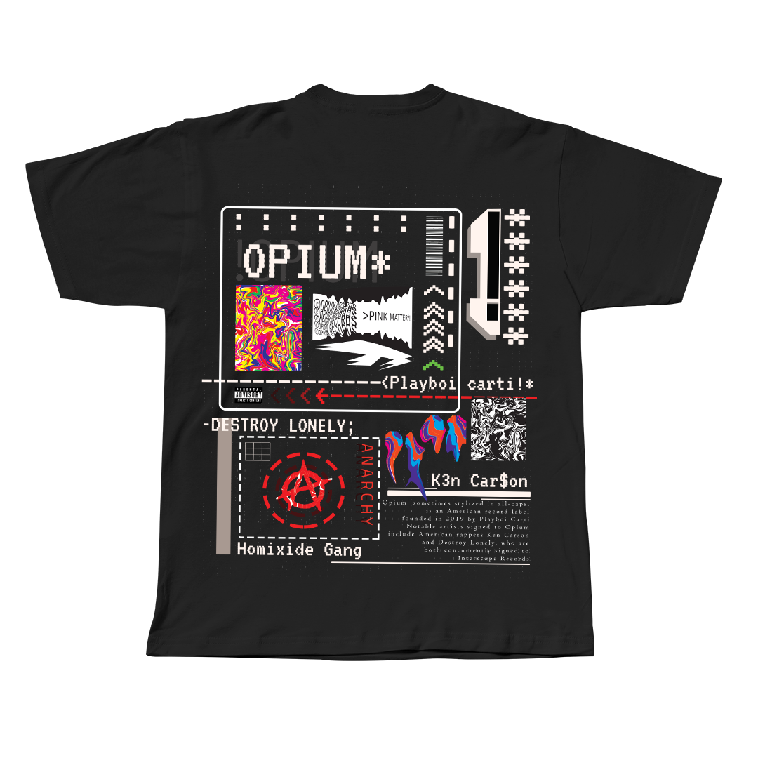 OPIUM TEE - Pink Matter