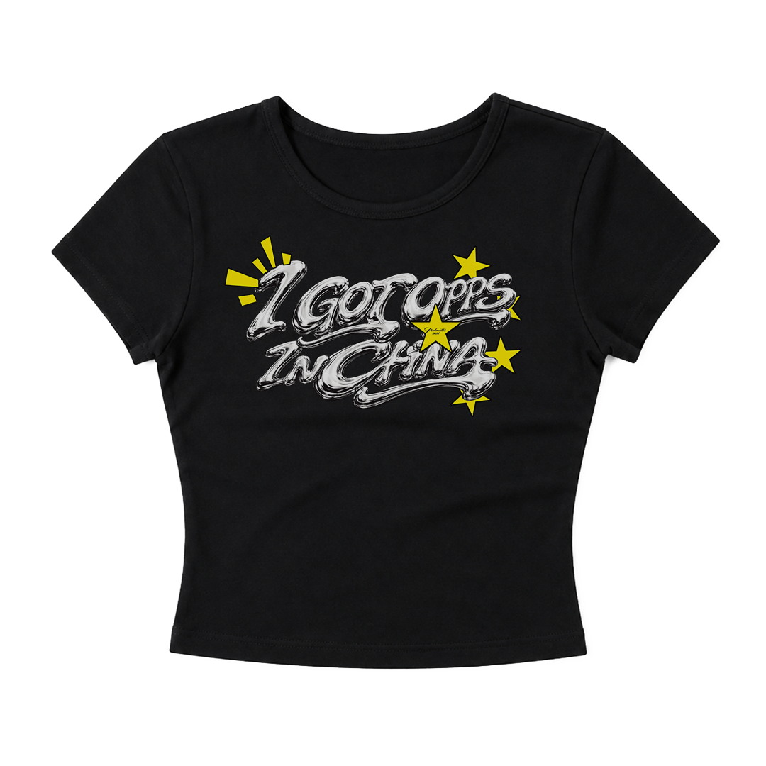 Opps In China Baby Tee