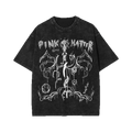 Punk Acid Washed Tee - Pink Matter