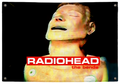 Radiohead tapestry wall flag by Pink Matter