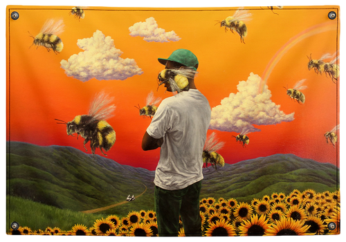 Flower Boy Tyler, The Creator Flag - Pink Matter