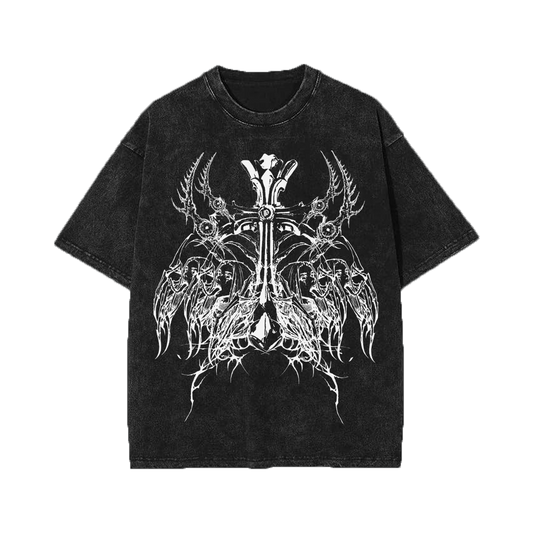 Witches Acid Washed Tee